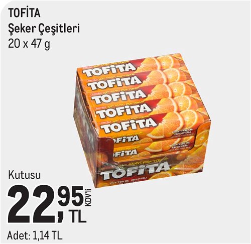 Tofita Şeker Çeşitleri 20x47 g image