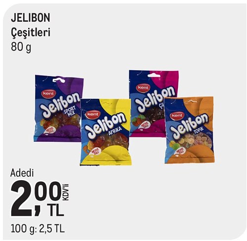 Jelibon Çeşitleri 80 g image