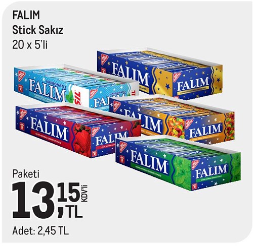 Falım Stick Sakız 20x5'li image