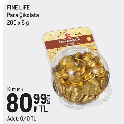 Fine Life Para Çikolata 200x5 g image