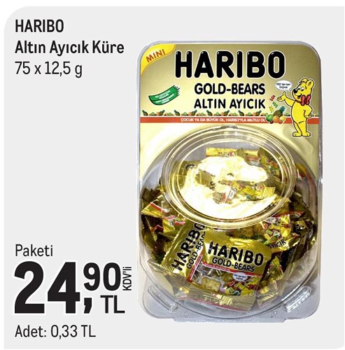 Haribo Altın Ayıcık Küre 75 x 12,5 g image