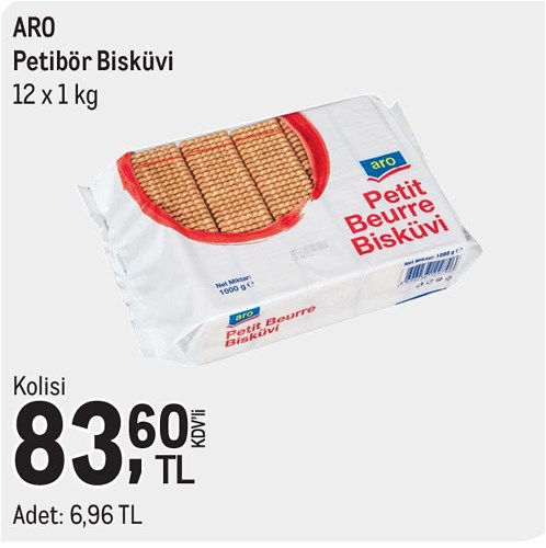 Aro Petibör Bisküvi 12x1 kg image