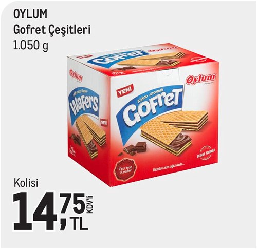 Oylum Gofret Çeşitleri 1050 g image