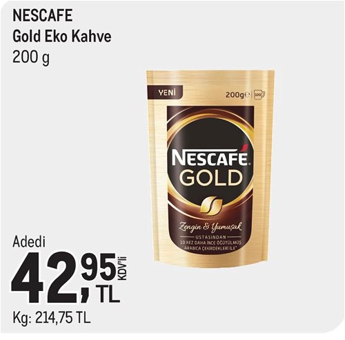 Nescafe Gold Eko Kahve 200 g image