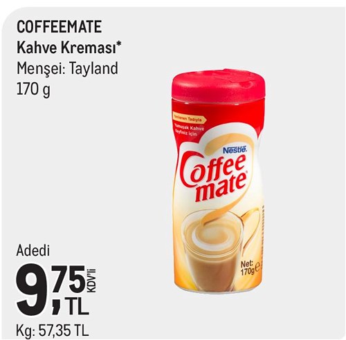 Coffee Mate Kahve Kreması 170 g image