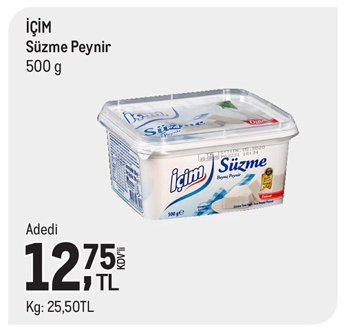 İçim Süzme Peynir 500 g image