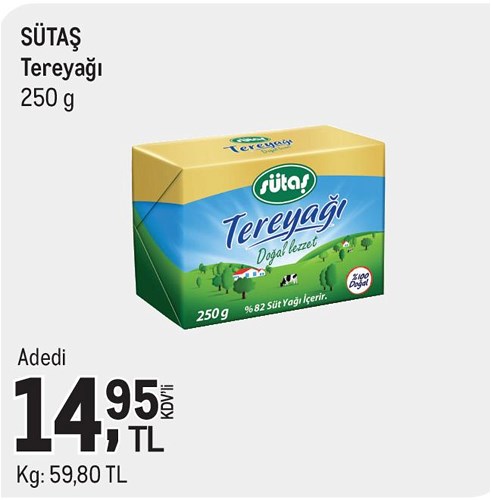 Sütaş Tereyağı 250 g image