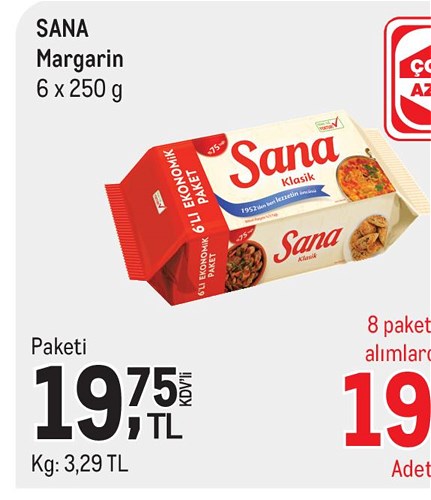 Sana Margarin 6 x 250 g image