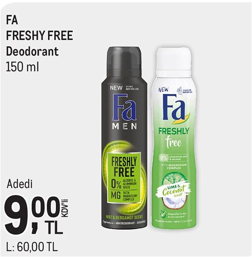 Fa Freshy Free Deodorant 150 ml image