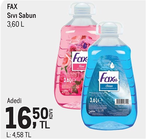 Fax Sıvı Sabun 3,60 l image