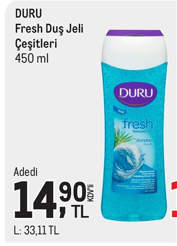 Duru Fresh Duş Jeli Çeşitleri 450 ml image