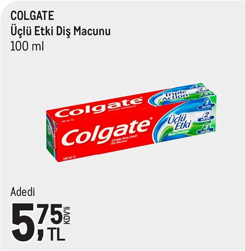 Colgate Üçlü Etki Diş Macunu 100 ml image