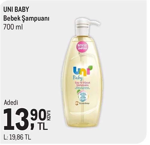 Unibaby Bebek Şampuanı 700 ml image