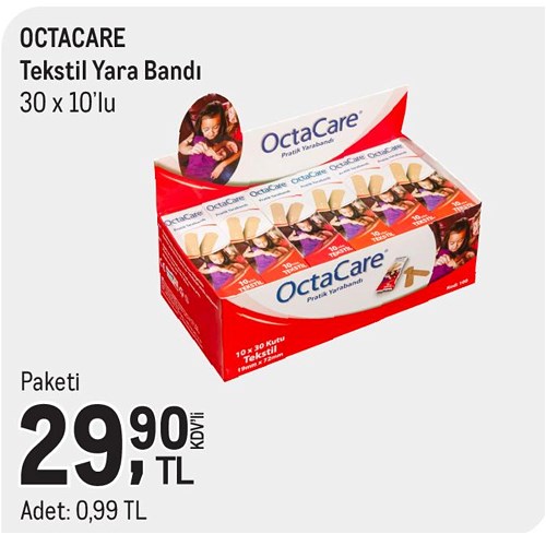 Octacare Tekstil Yarabandı 30x10'lu image