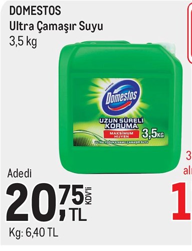 Domestos Ultra Çamaşır Suyu 3,5 kg image