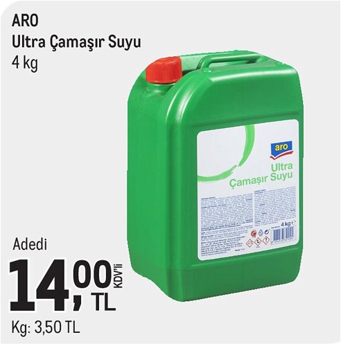 Aro Ultra Çamaşır Suyu 4 kg image