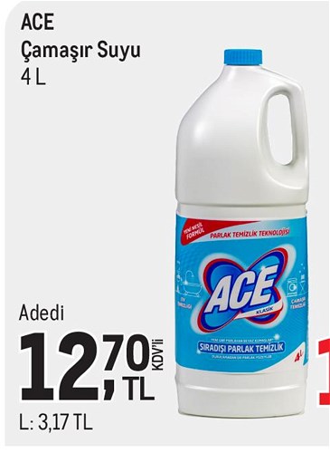 Ace Çamaşır Suyu 4 l image