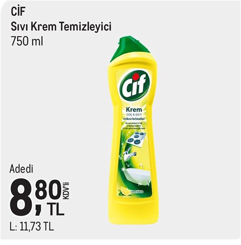 Cif Sıvı Krem Temizleyici 750 ml image