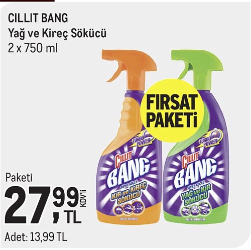 Cillit Bang Yağ ve Kireç Sökücü 2x750 ml image