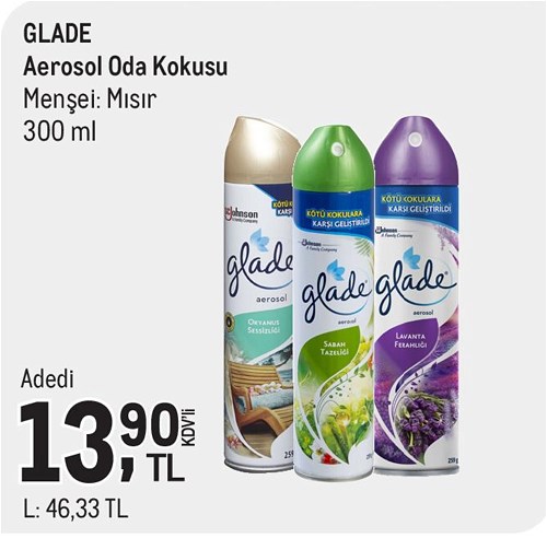 Glade Aerosol Oda Kokusu 300 ml image