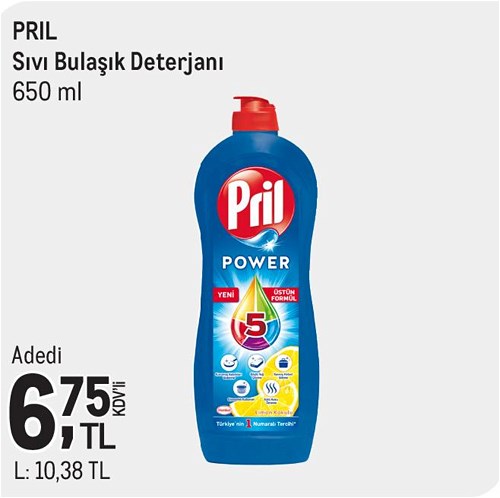 Pril Sıvı Bulaşık Deterjanı 650 ml image