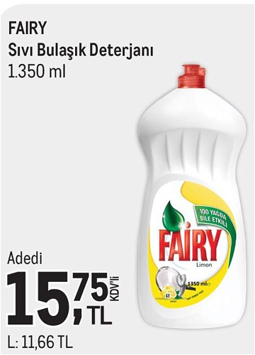 Fairy Sıvı Bulaşık Deterjanı 1350 ml image