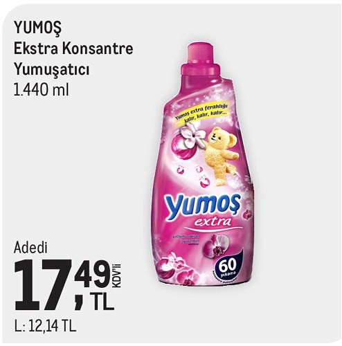 Yumoş Extra Konsantre Yumuşatıcı 1440 ml image