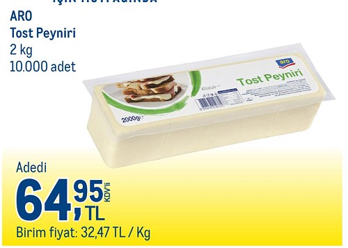 Aro Tost Peyniri 2 kg image