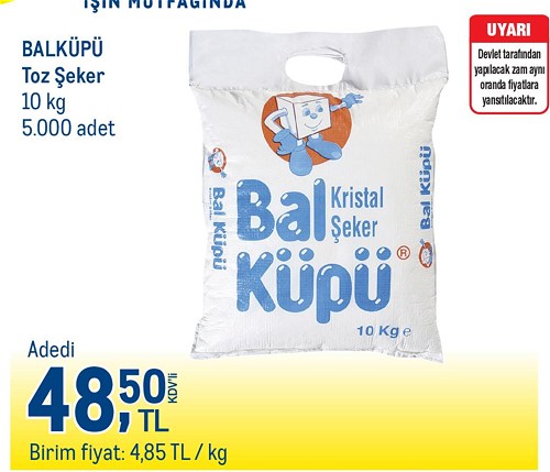 Balküpü Toz Şeker 10 kg image