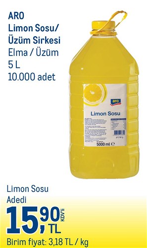 Aro Limon Sosu 5 L image