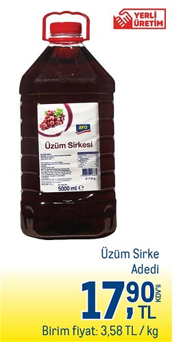 Aro Üzüm Sirkesi 5 l image