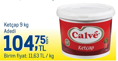 Calve Ketçap 9 kg image