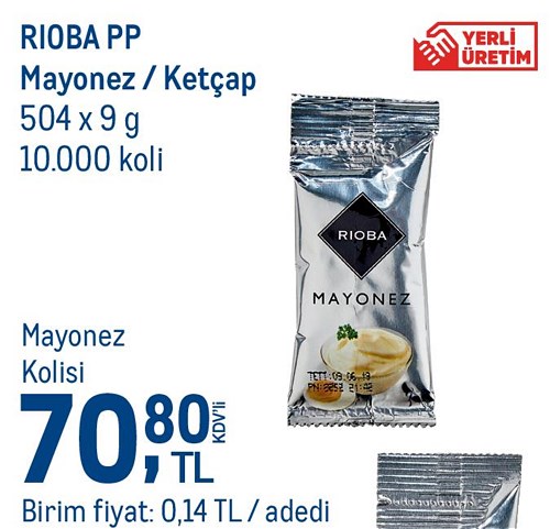 Rioba PP Mayonez 504x9 g image