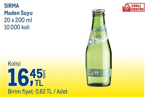 Sırma Maden Suyu 20x200 ml image