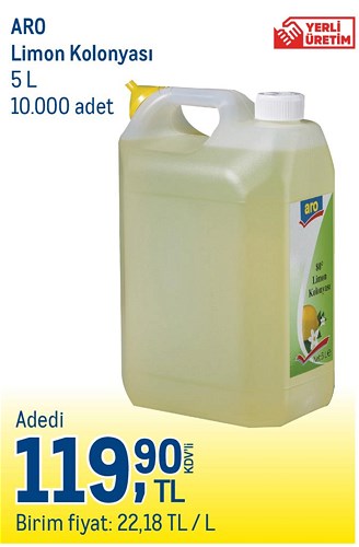 Aro Limon Kolonyası 5 l image