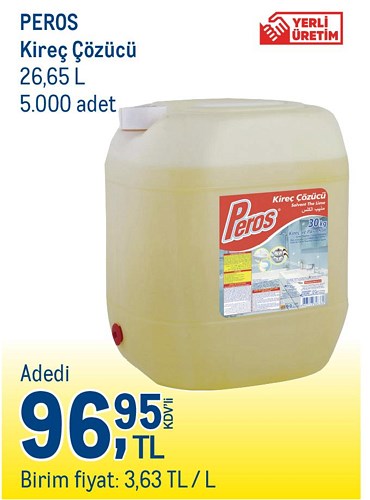 Peros Kireç Çözücü 26,65 L image