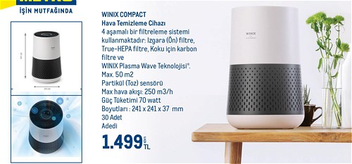 Winix Compact Hava Temizleme Cihazı image