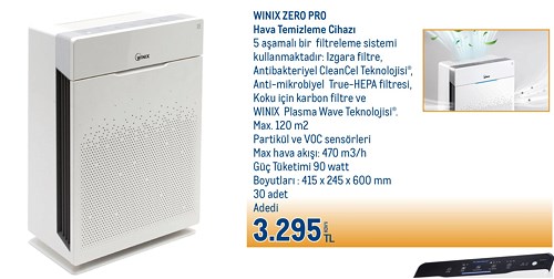 Winix Zero Pro Hava Temizleme Cihazı image