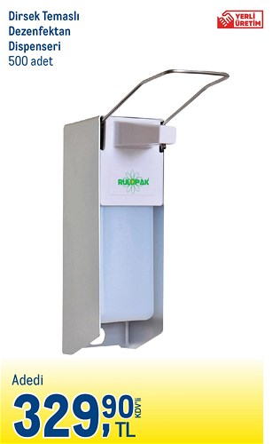 Dirsek Temaslı Dezenfektan Dispenseri image