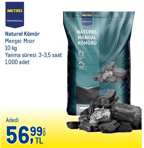 Metro Professional Naturel Kömür 10 kg image