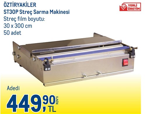 Öztiryakiler ST30P Streç Sarma Makinesi image