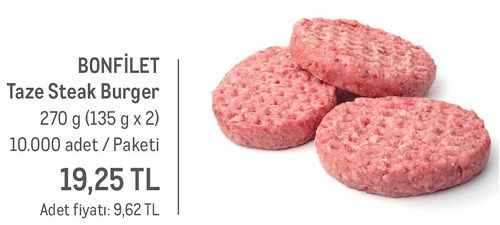 Bonfilet Taze Steak Burger 270 g image