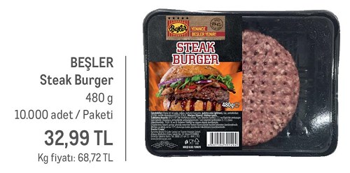 Beşler Steak Burger 480 g image