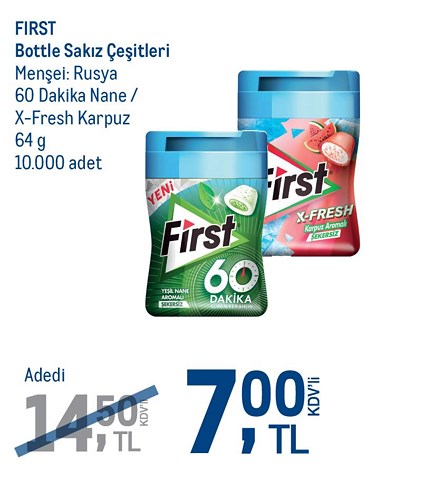 First Bottle Sakız Çeşitleri 64 g image