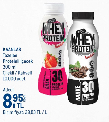 Kaanlar Tazelen Proteinli İçecek 300 ml image