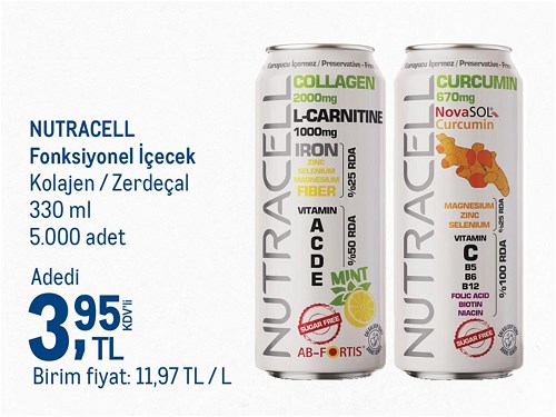 Nutracell Fonksiyonel İçecek 330 ml image