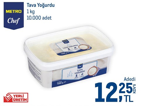 Metro Chef Tava Yoğurdu 1 kg image