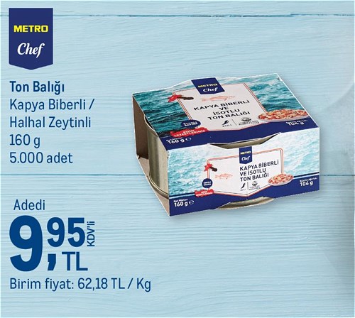 Metro Chef Ton Balığı 160 g image