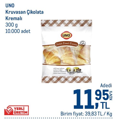 Uno Kruvasan Çikolata Kremalı 300 g image