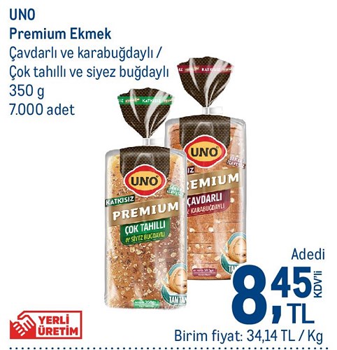 Uno Premium Ekmek 350 g image